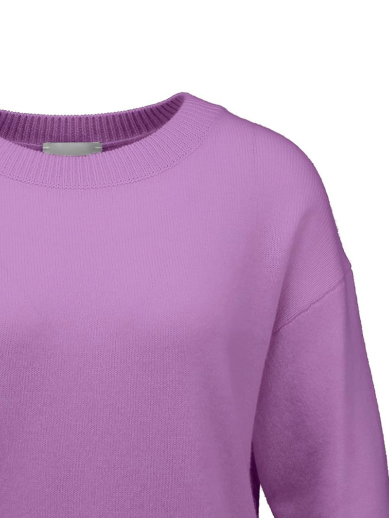 Allude crew-neck sweater outlook