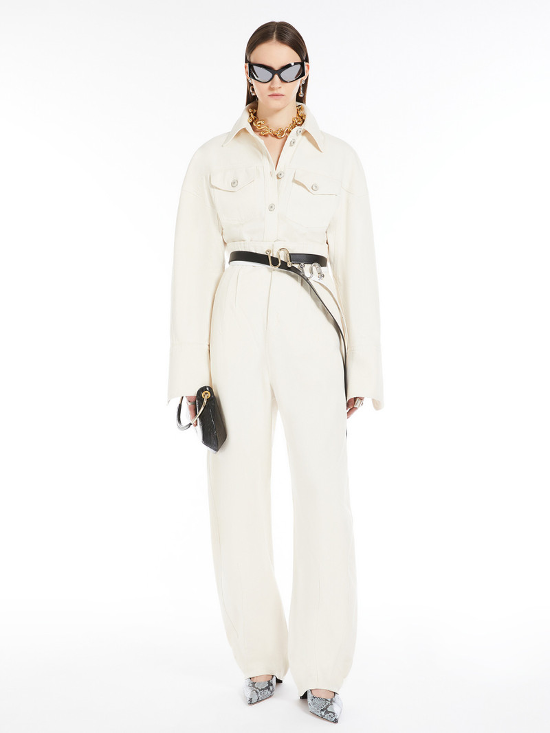 Sportmax GLAUCO Wide denim trousers outlook