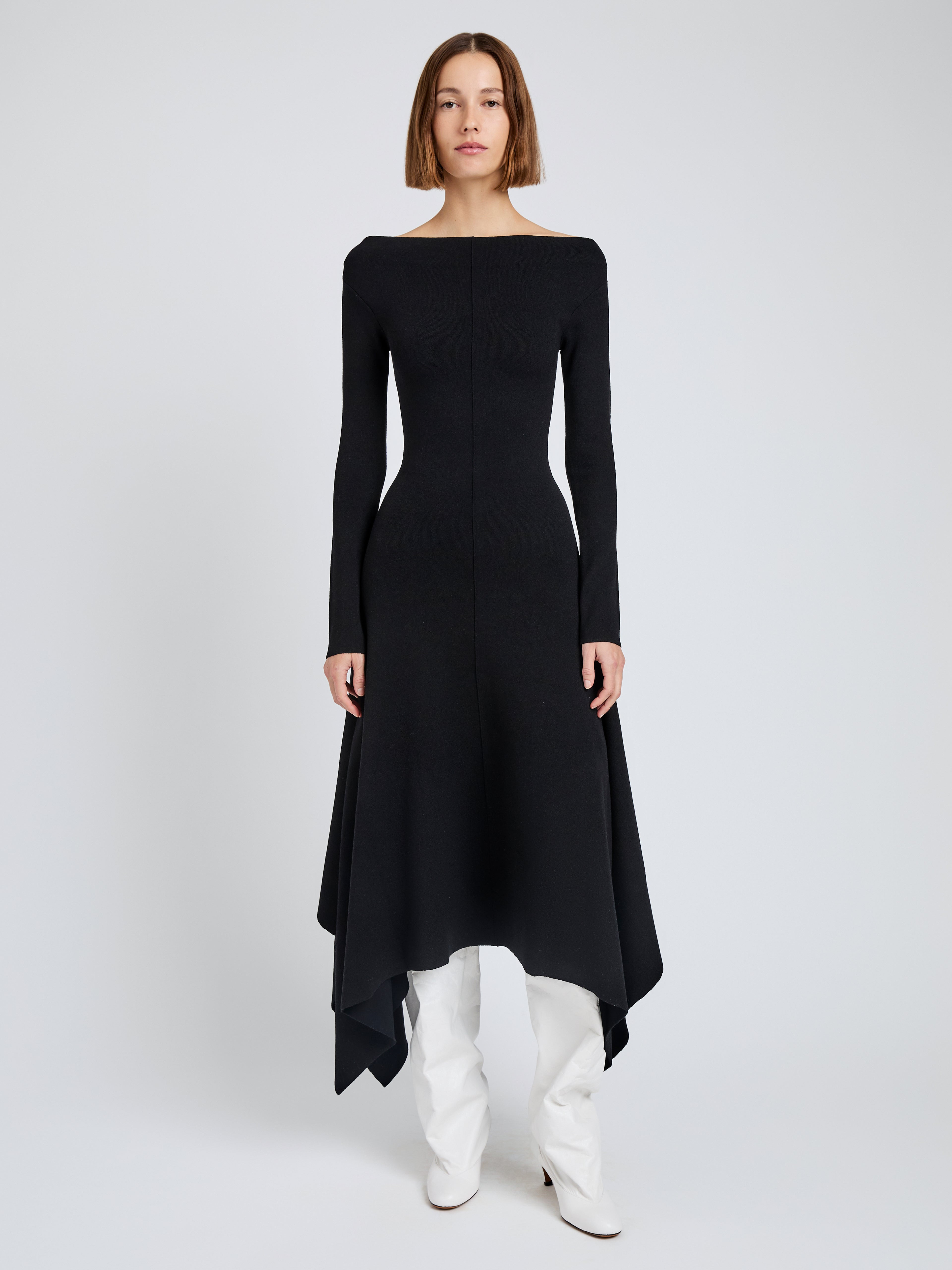 Romi Dress in Textured Sculpted Viscose - 2