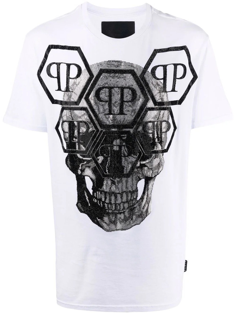 crystal skull logo T-shirt 1