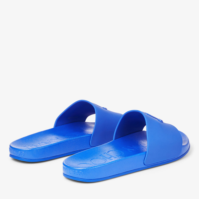 JIMMY CHOO Port/M
Ultraviolet JC Logo Rubber Slides outlook