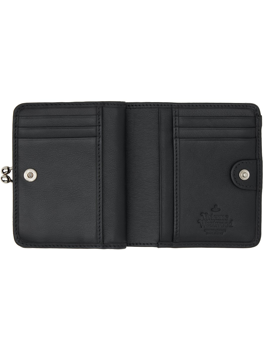 Black Injected Orb Coin Purse Wallet - 3