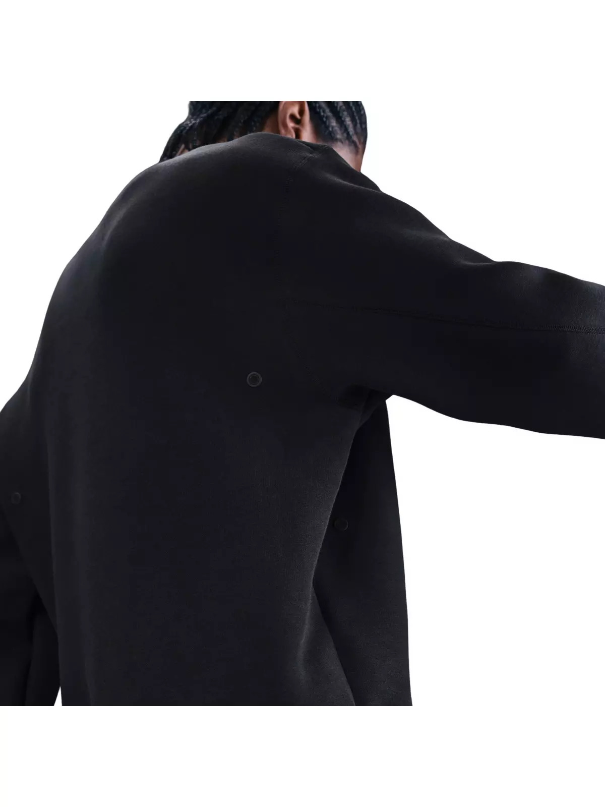 Men's Tech Fleece Loose Fit Crew -Black - 2