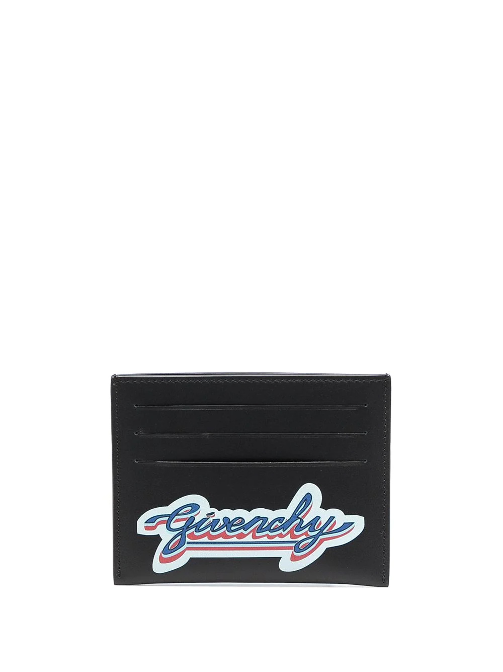 logo-print cardholder - 1