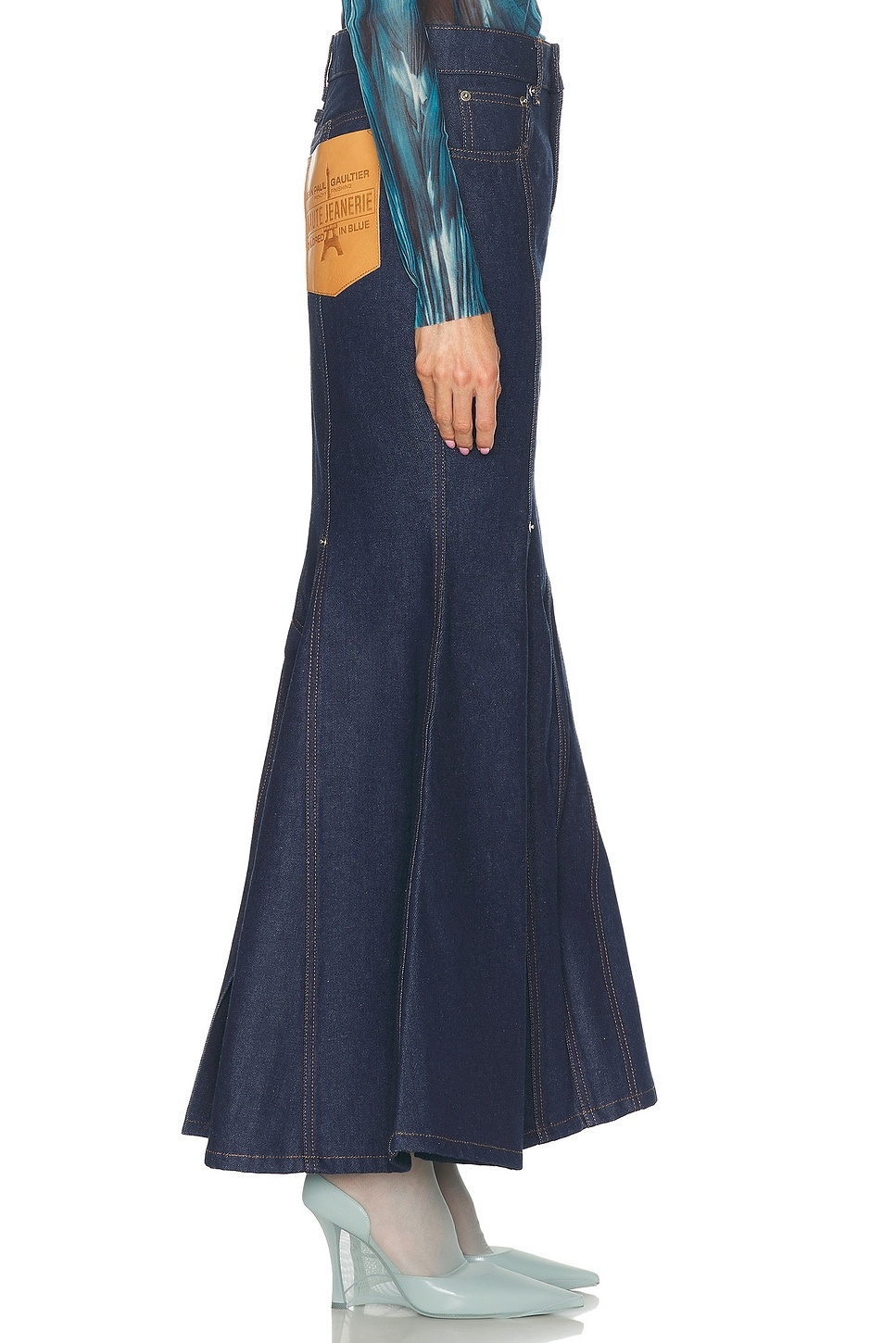 Mermaid Denim Skirt - 3