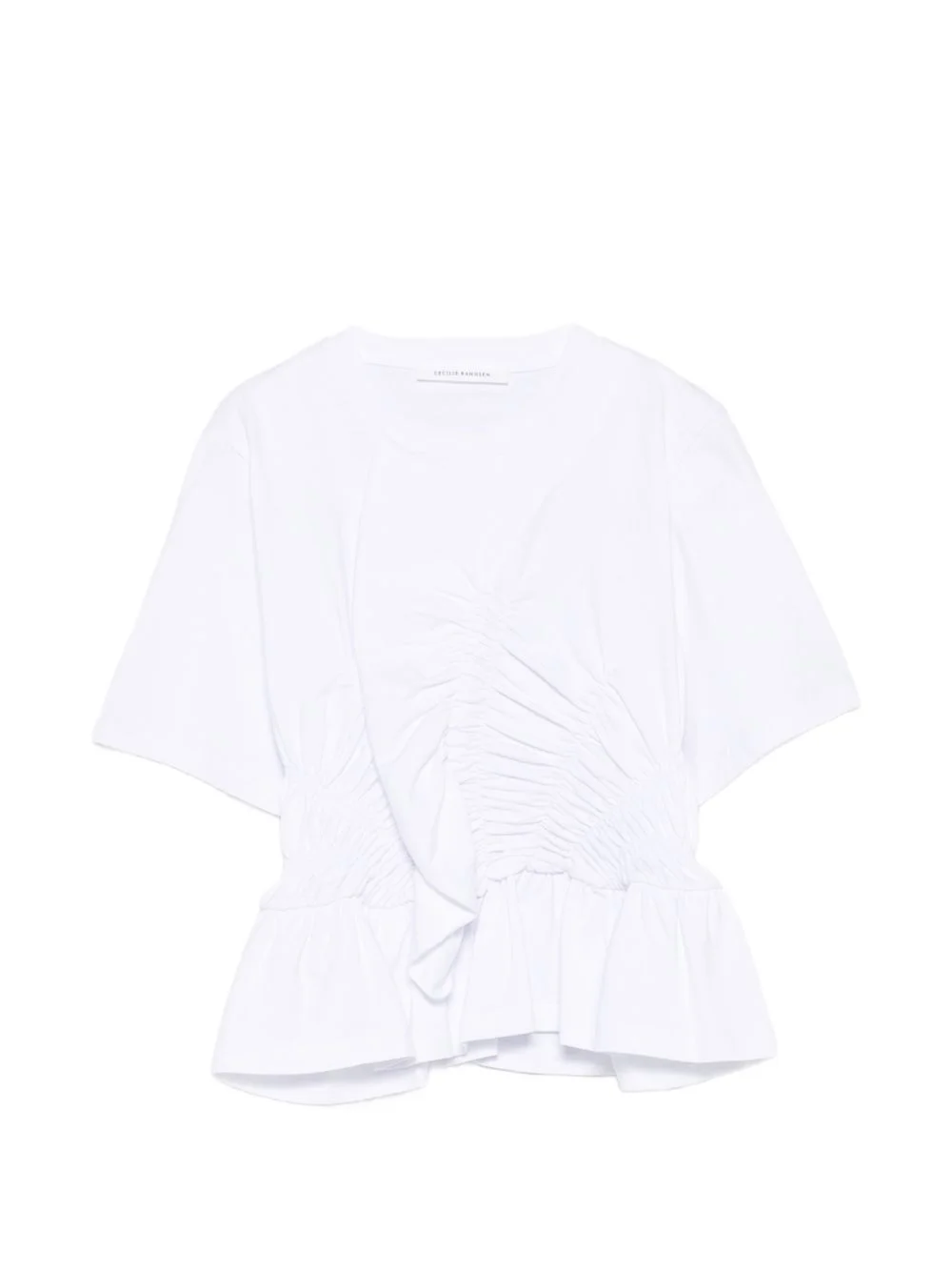 Ace ruched peplum T-shirt - 1