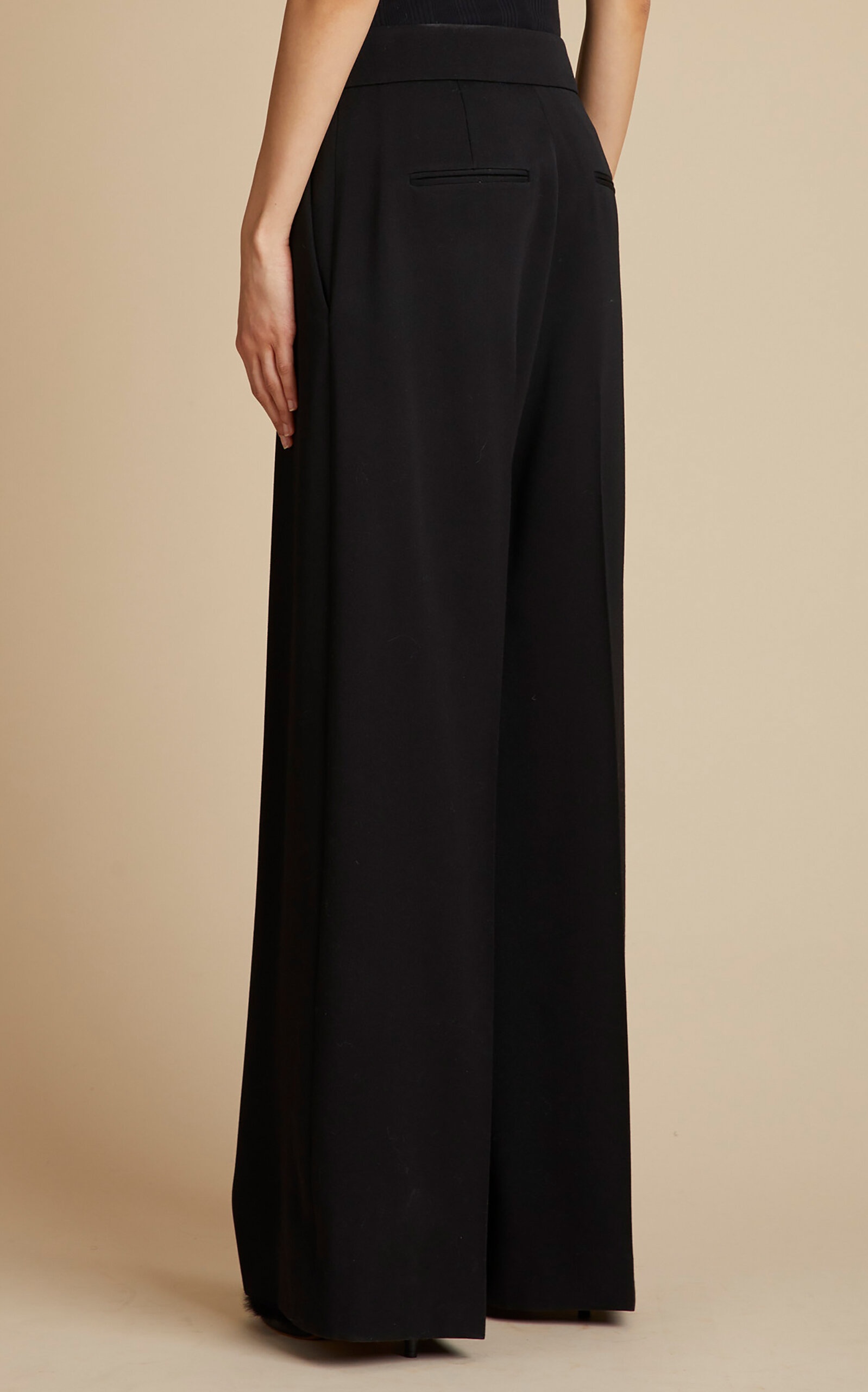 Banton Pinstripe Wide-Leg Pants navy - 3