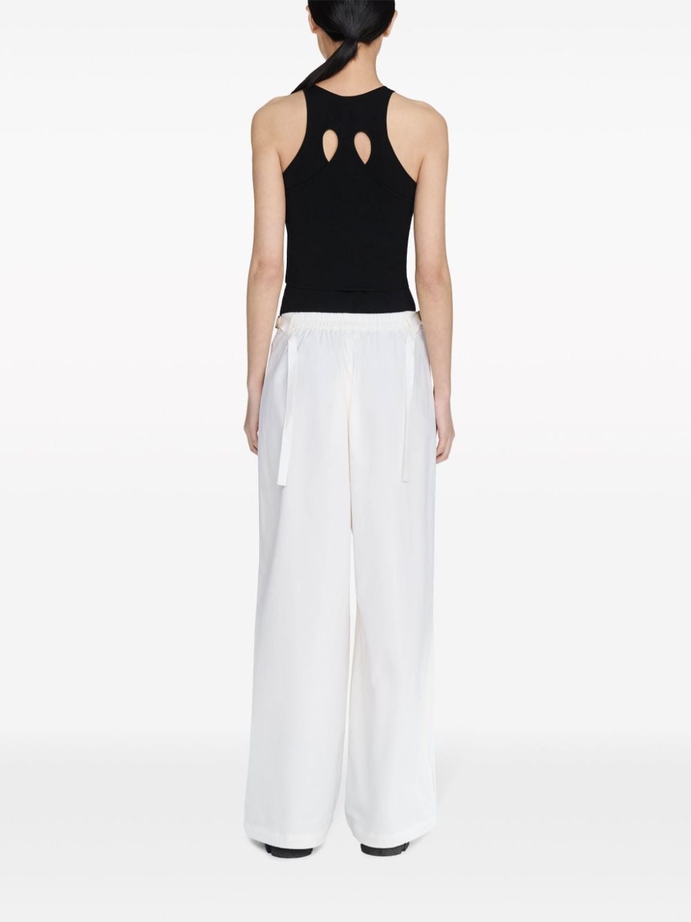 Mobius Loop cut-out tank top - 3