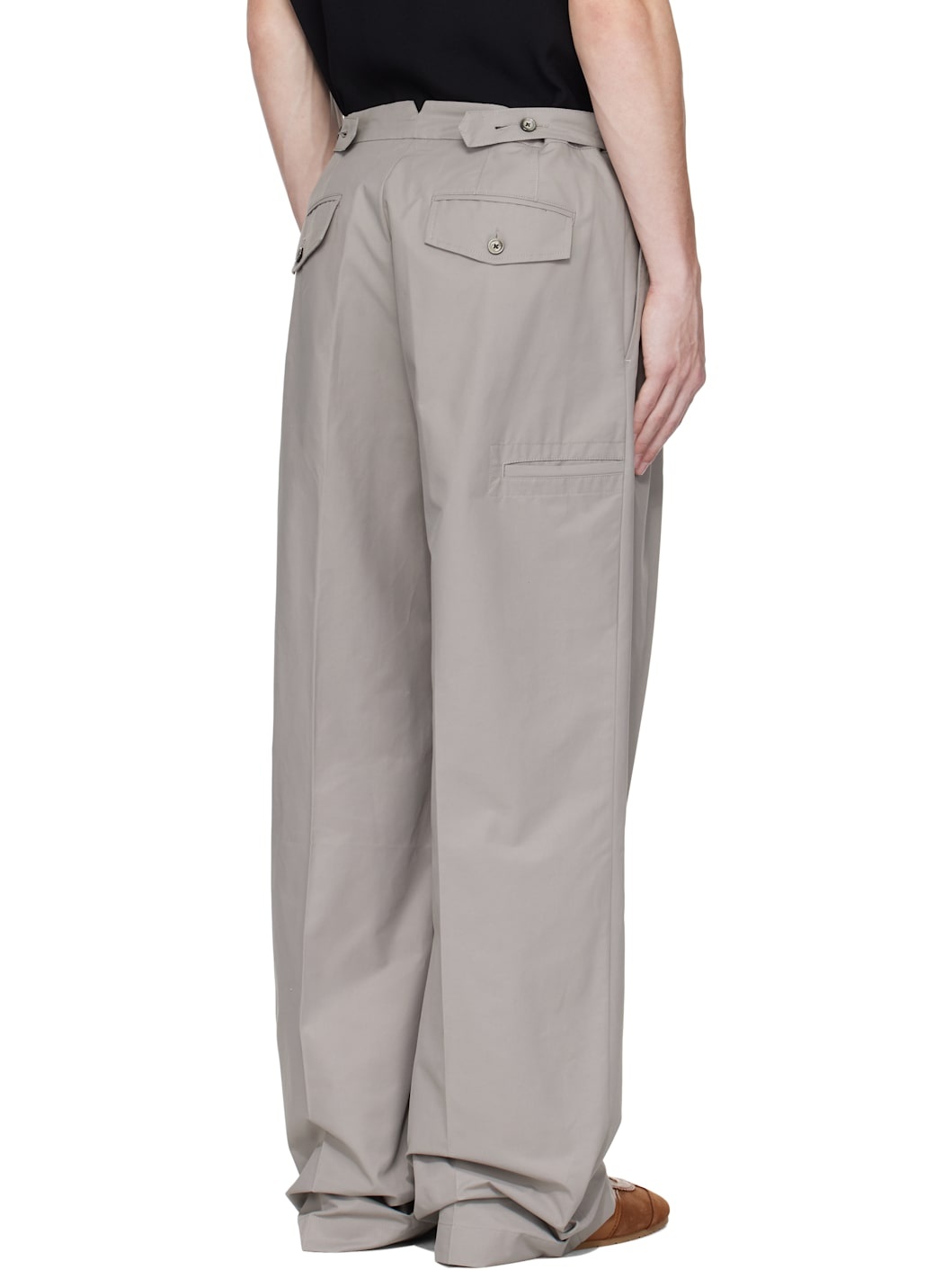 Gray Large Trousers - 3