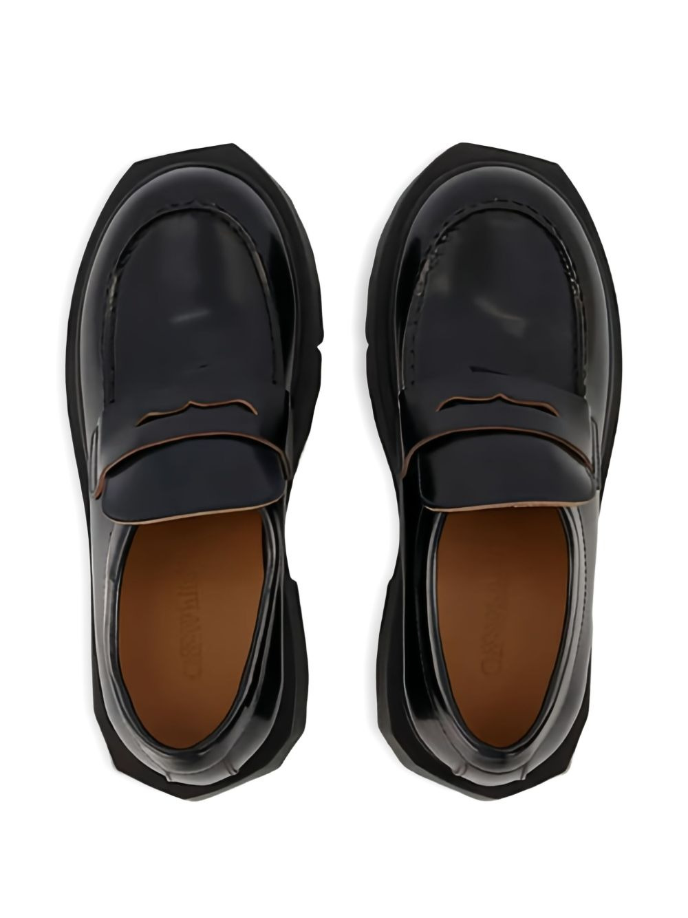 penny-loafer platform loafers - 4