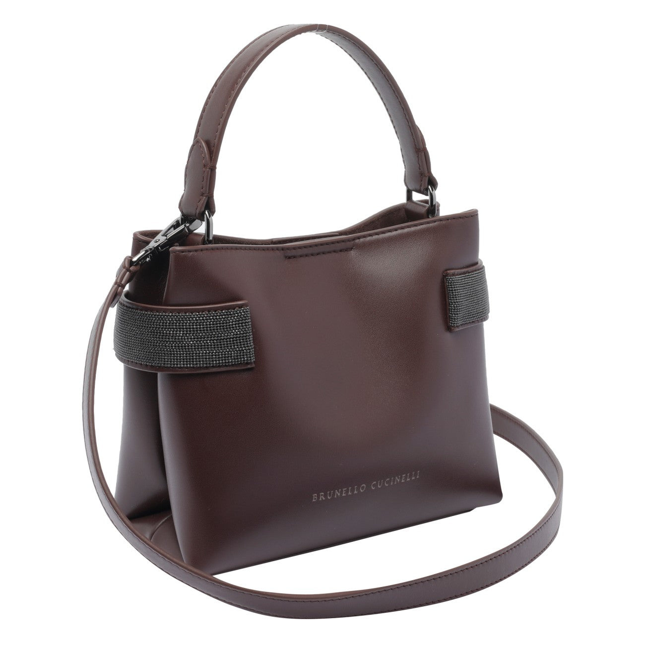 Brunello Cucinelli Women Small Essence Handbag With Precious Bands - 2