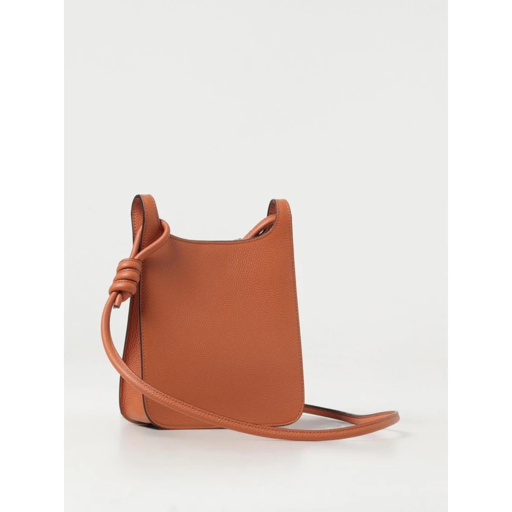 ORANGE LEATHER SHOULDER BAG - 2
