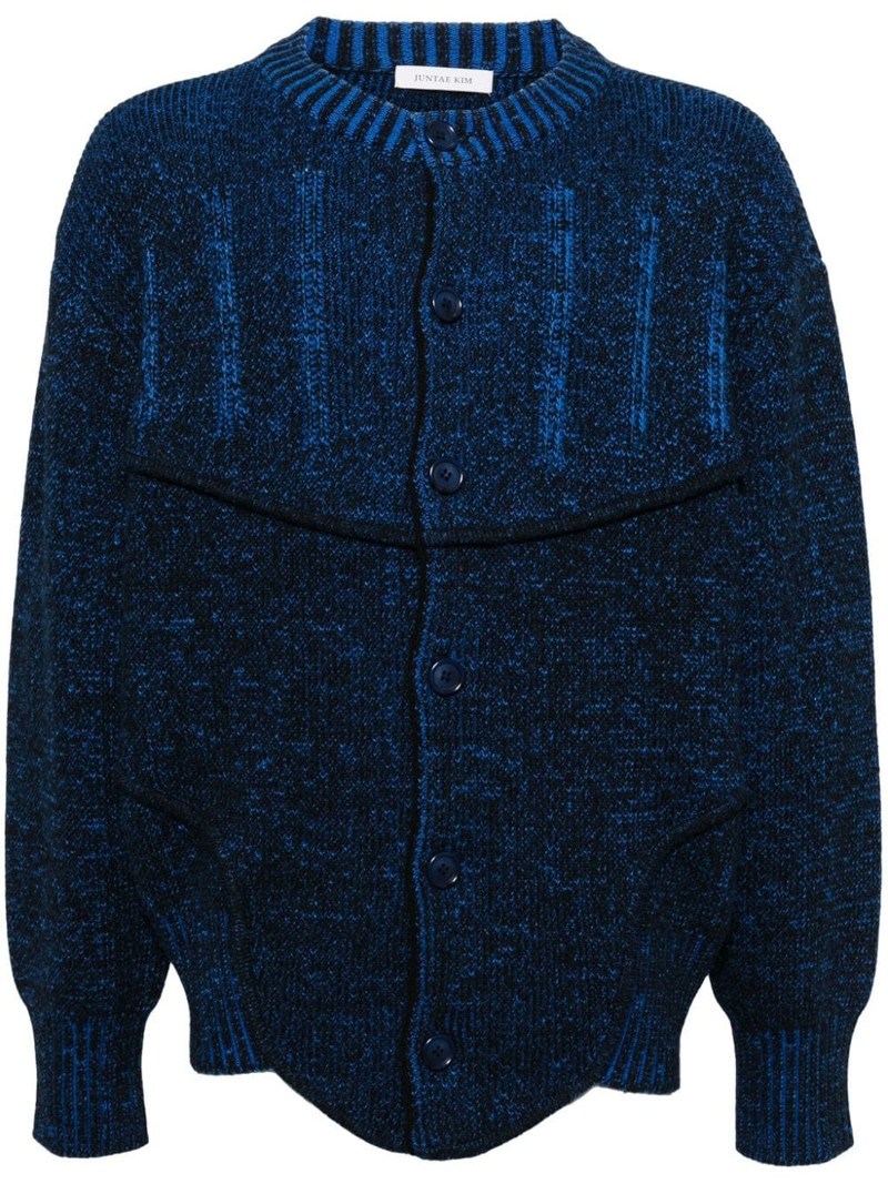 two-tone corset cardigan 1