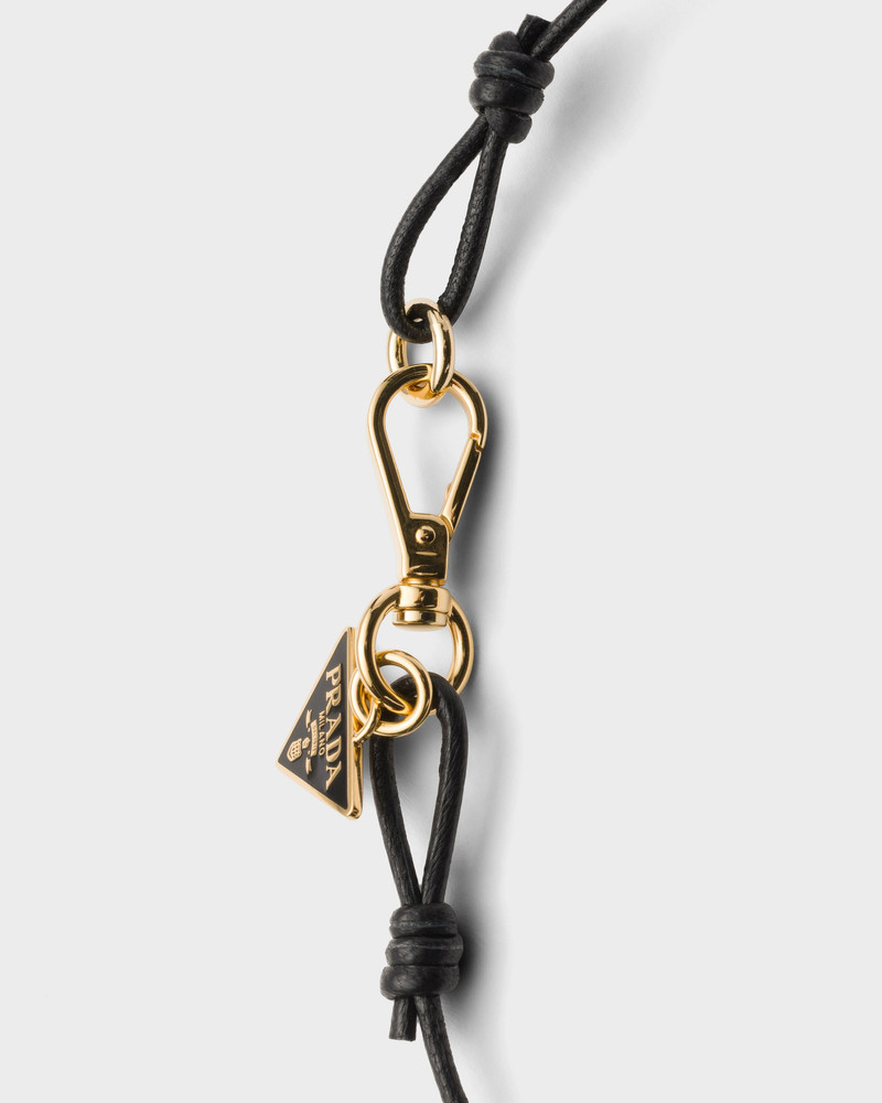 Prada Nappa leather choker outlook