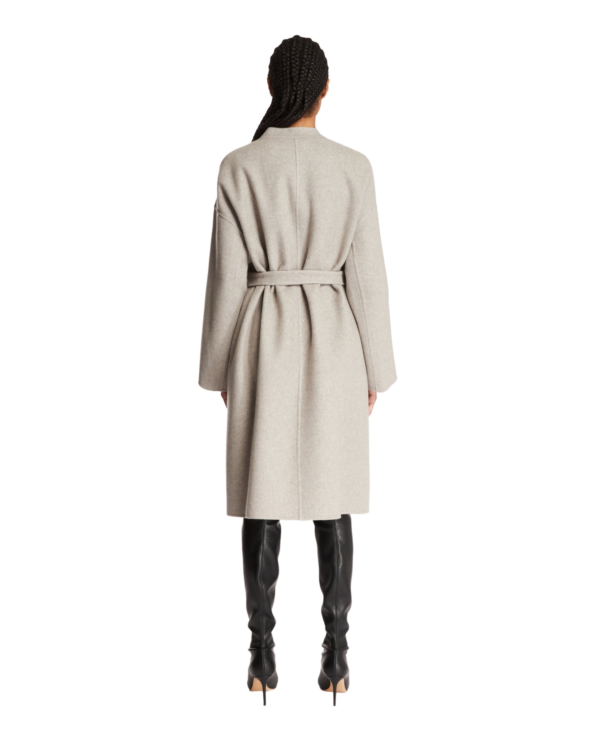 Gray Cashmere Coat - 3