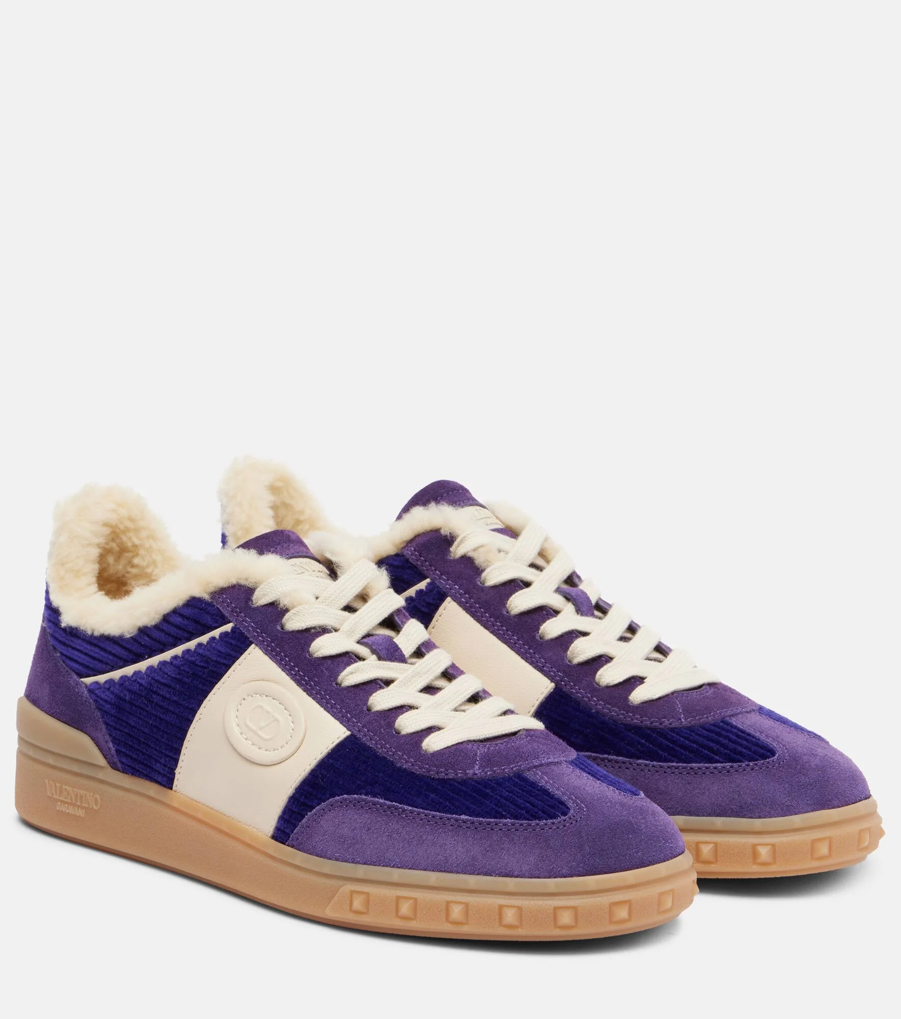 Upvillage suede and corduroy sneakers - 1