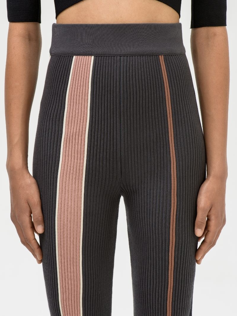 RIBBED KNIT PANTS - 7