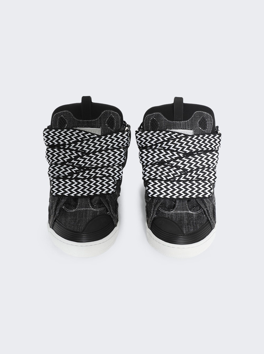 Denim Curb Sneakers Black - 5