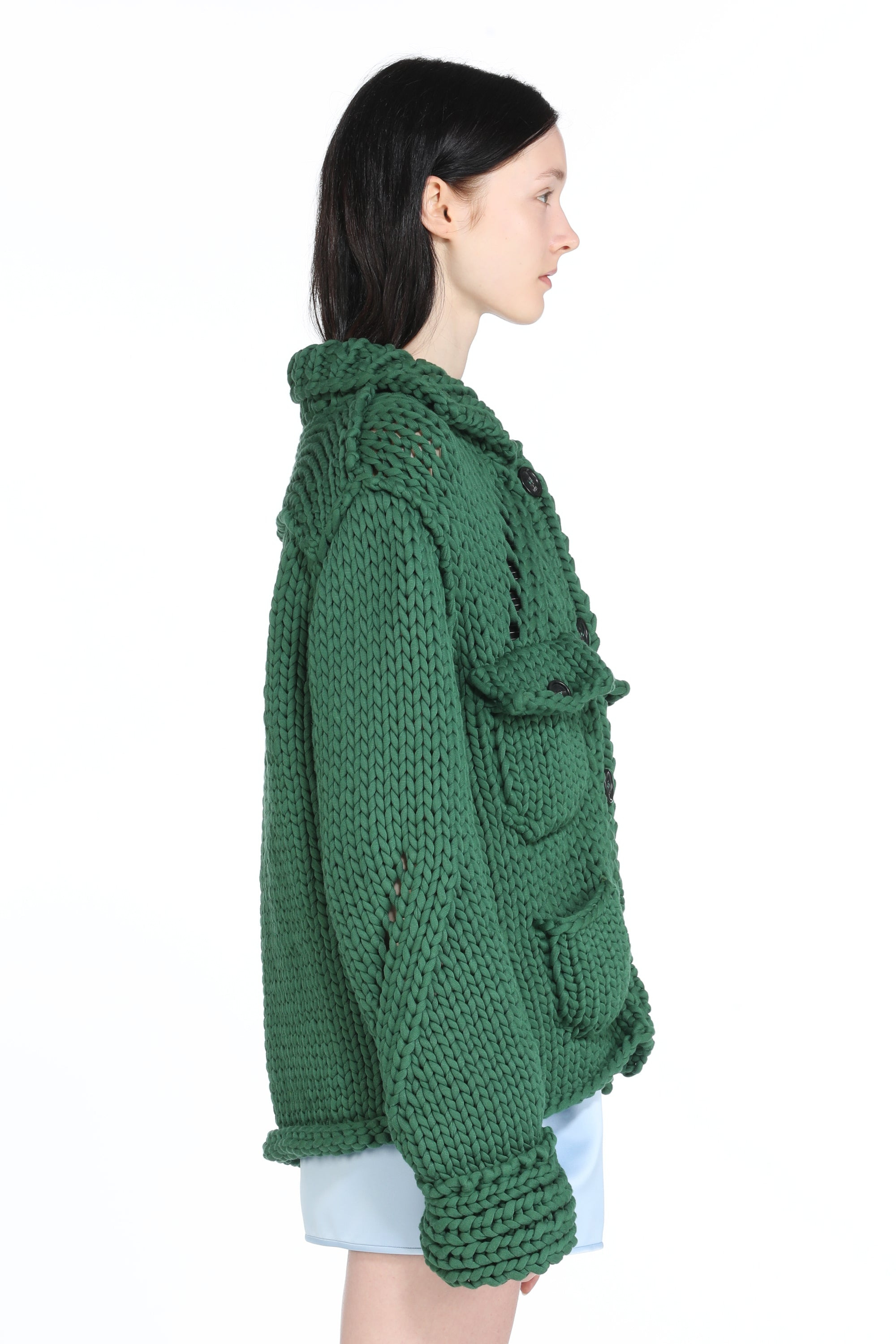 CHUNKY-KNIT CARDIGAN - 3