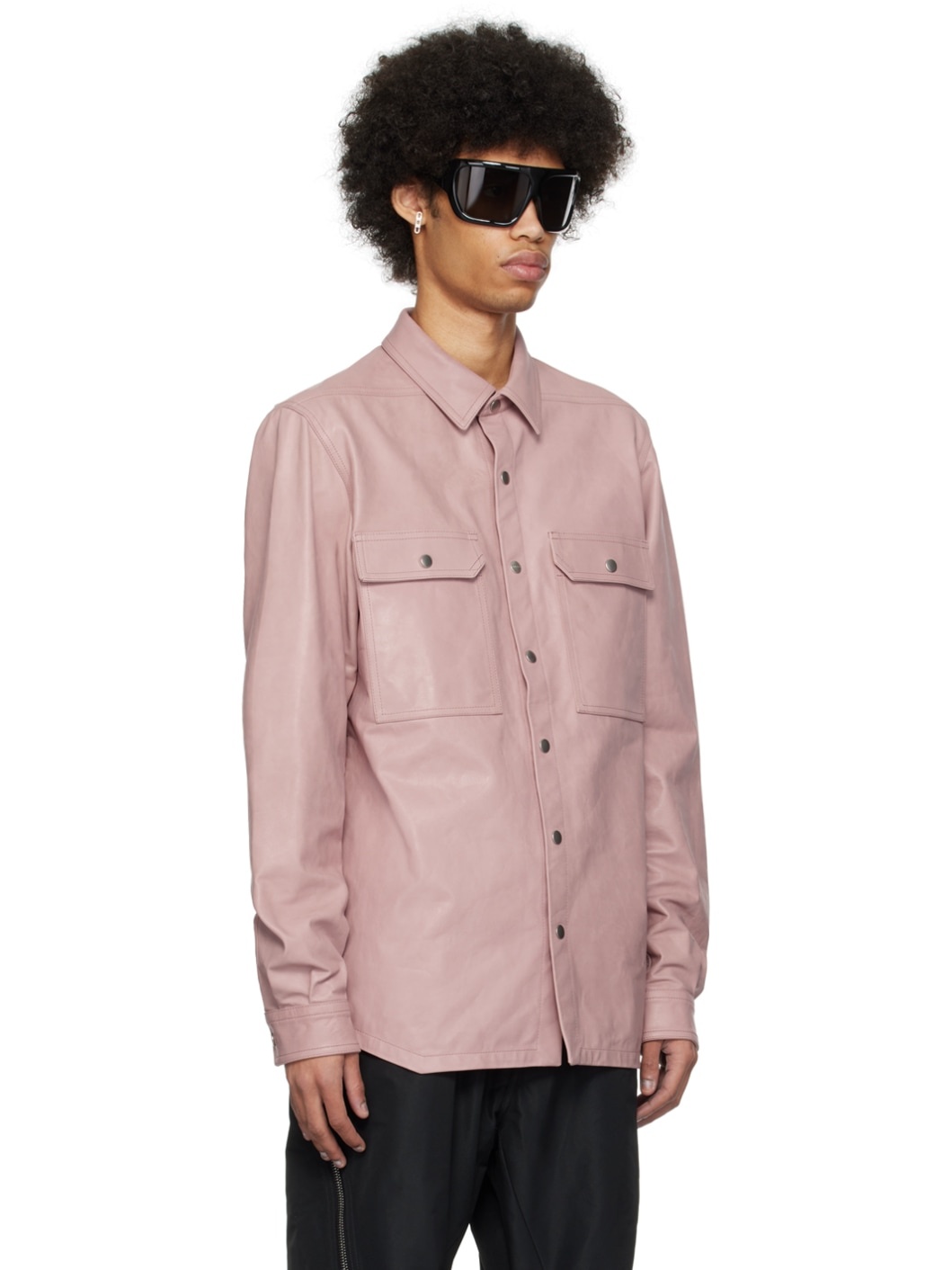 Pink Lido Leather Jacket - 2