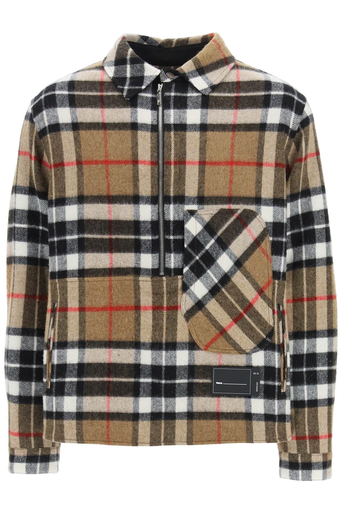 TARTAN WOOL ANORAK - 1