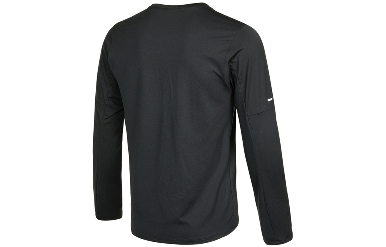 Men's Nike Reflective Logo Training Sports Running Long Sleeves Black T-Shirt DD4755-010 - 2
