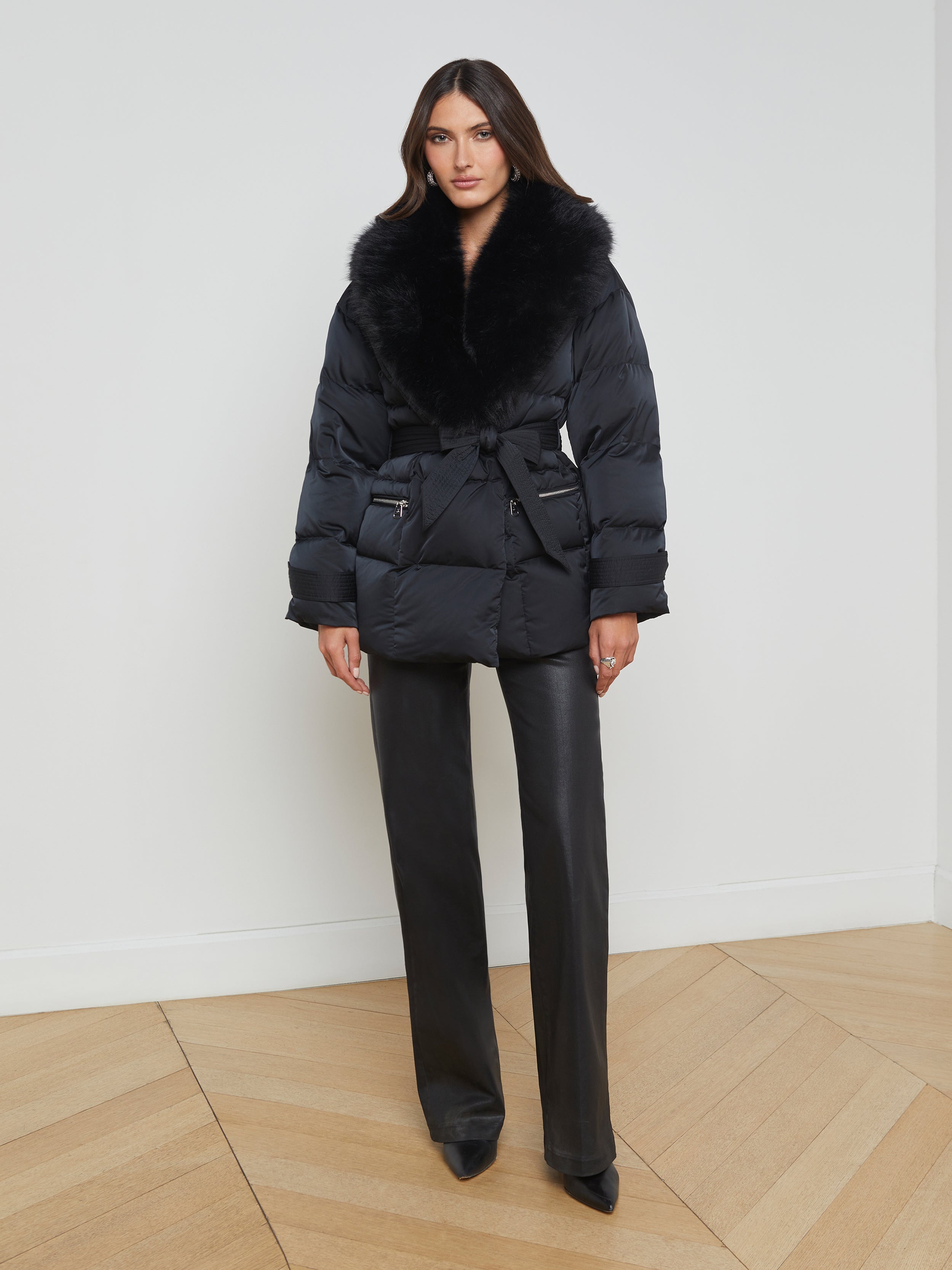 Vail Faux Fur Down Coat - 5