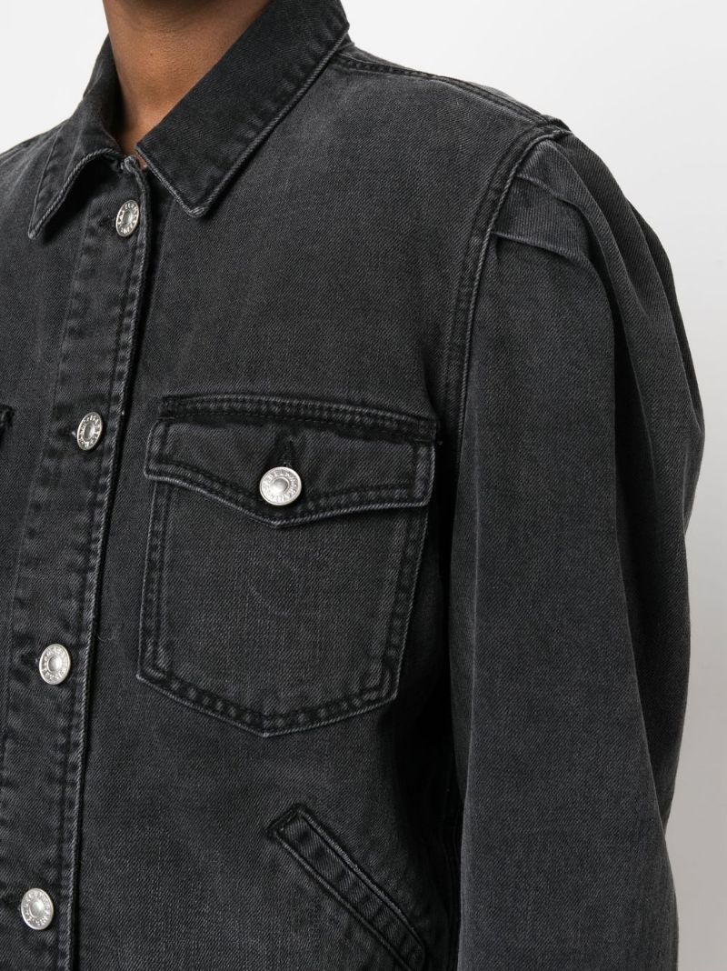 cotton-denim jacket - 5
