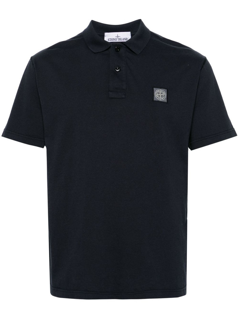 Compass-motif polo shirt 1