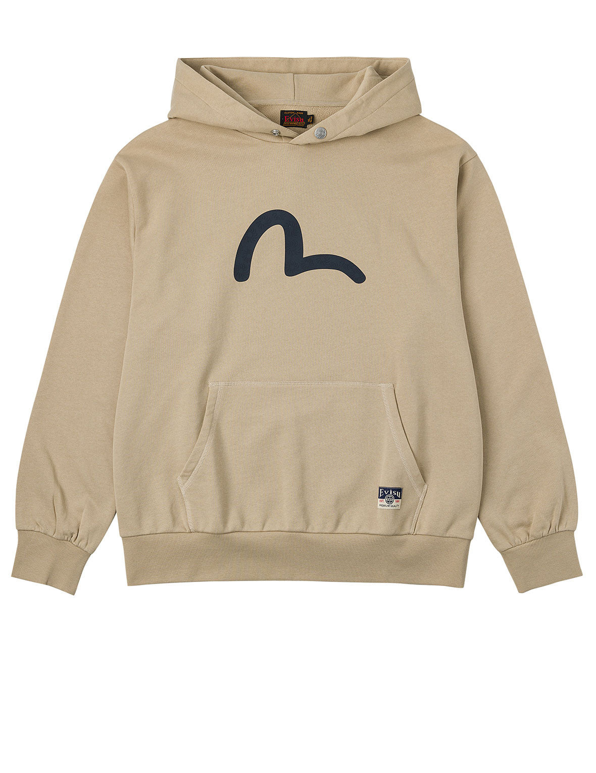Seagull Print Relax Fit Hoodie - 13