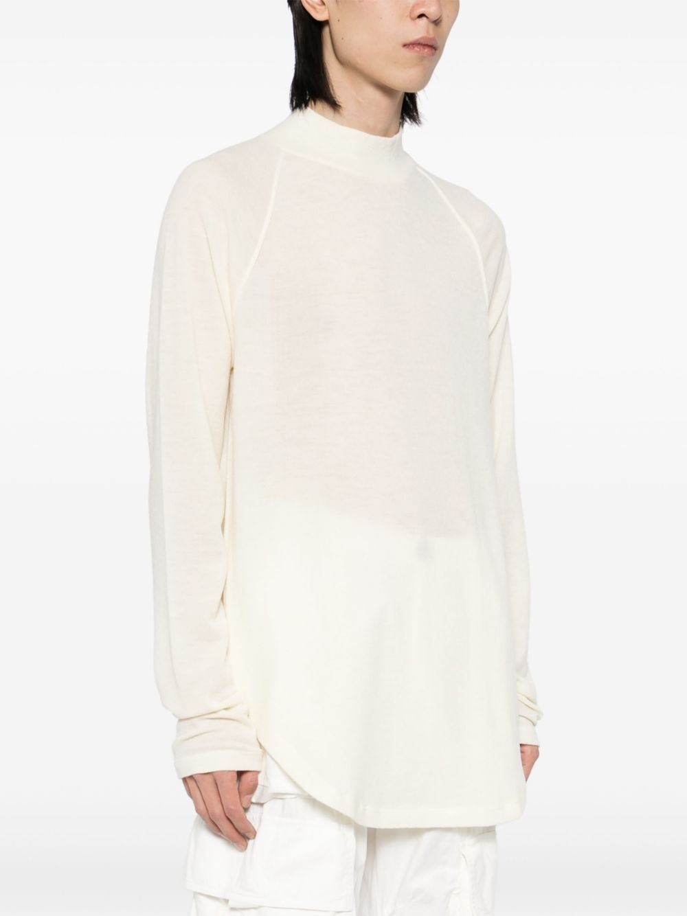mock-neck jumper - 3