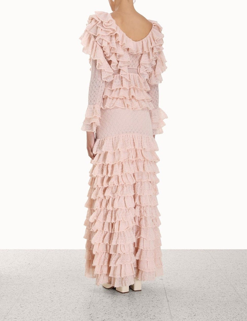 LUMINOSITY FRILL V-NECK TOP 4