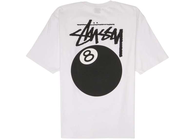 Stüssy Stussy 8 Ball Tee White outlook