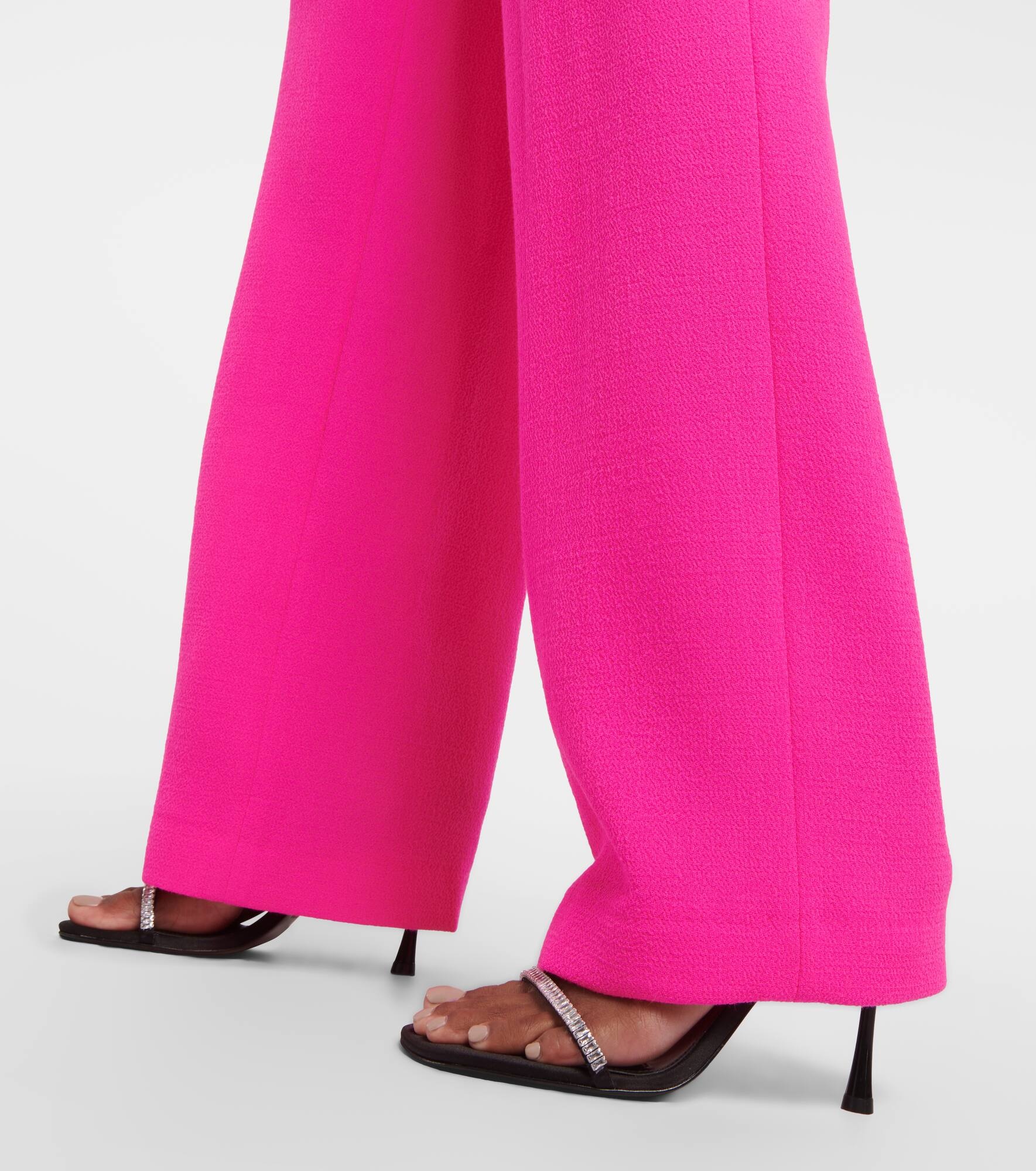 Wool wide-leg pants - 5