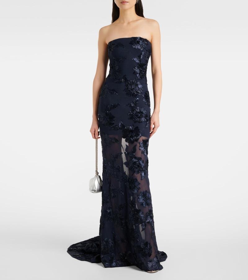 ROTATE 3D mesh maxi dress outlook