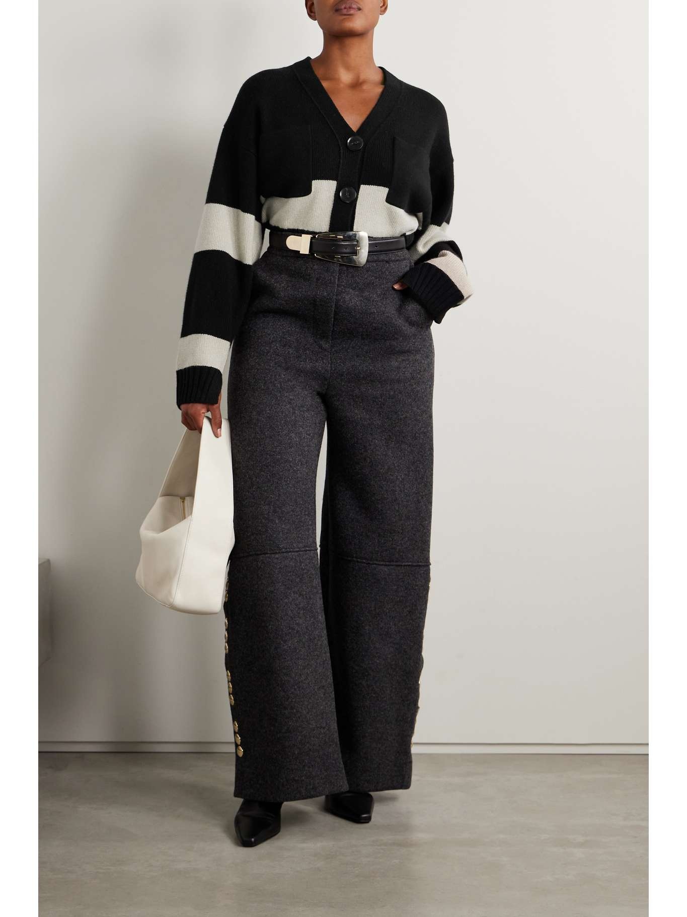KHAITE The Lucca leather belt | REVERSIBLE