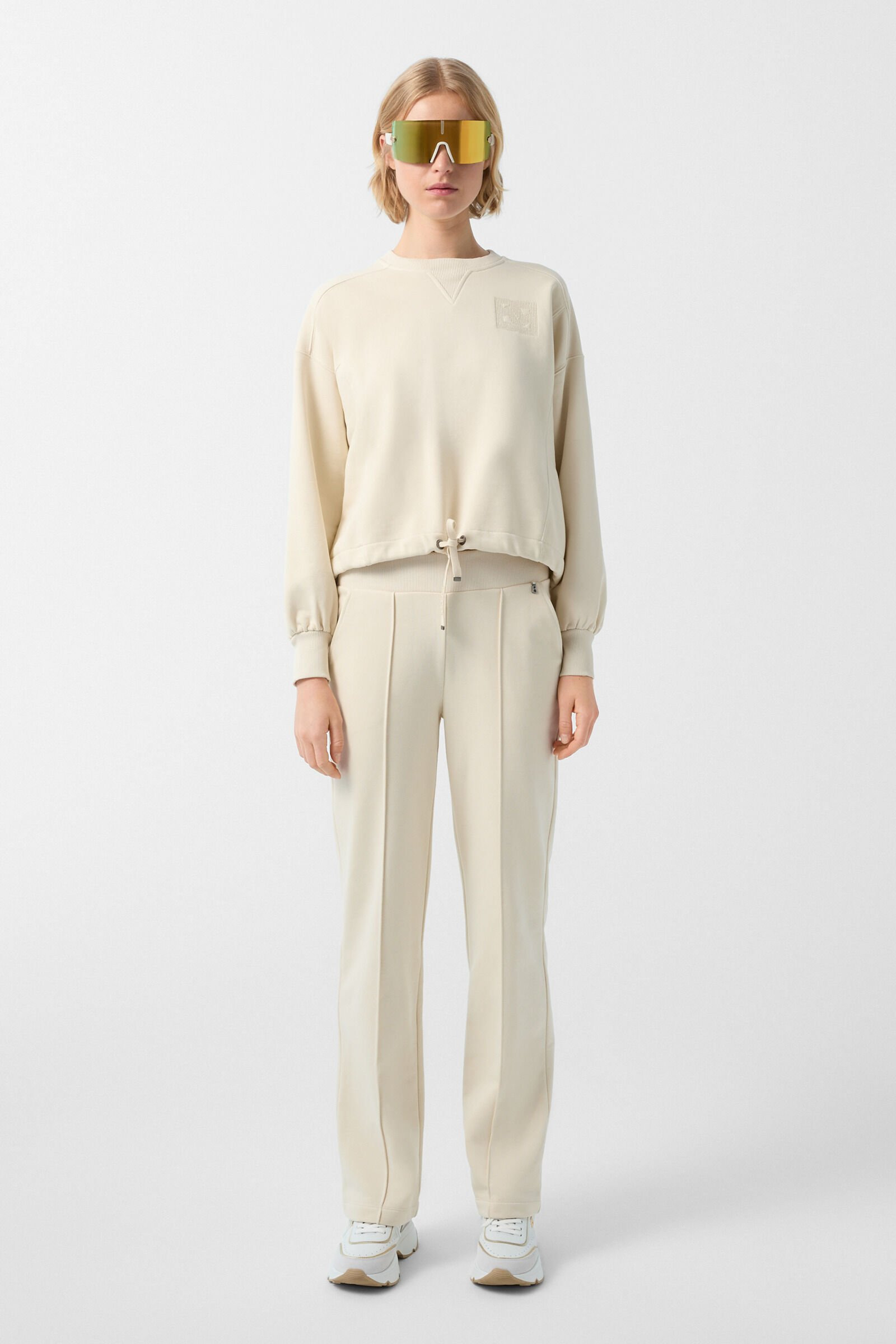 Ela Tracksuit trousers in Cream - 4