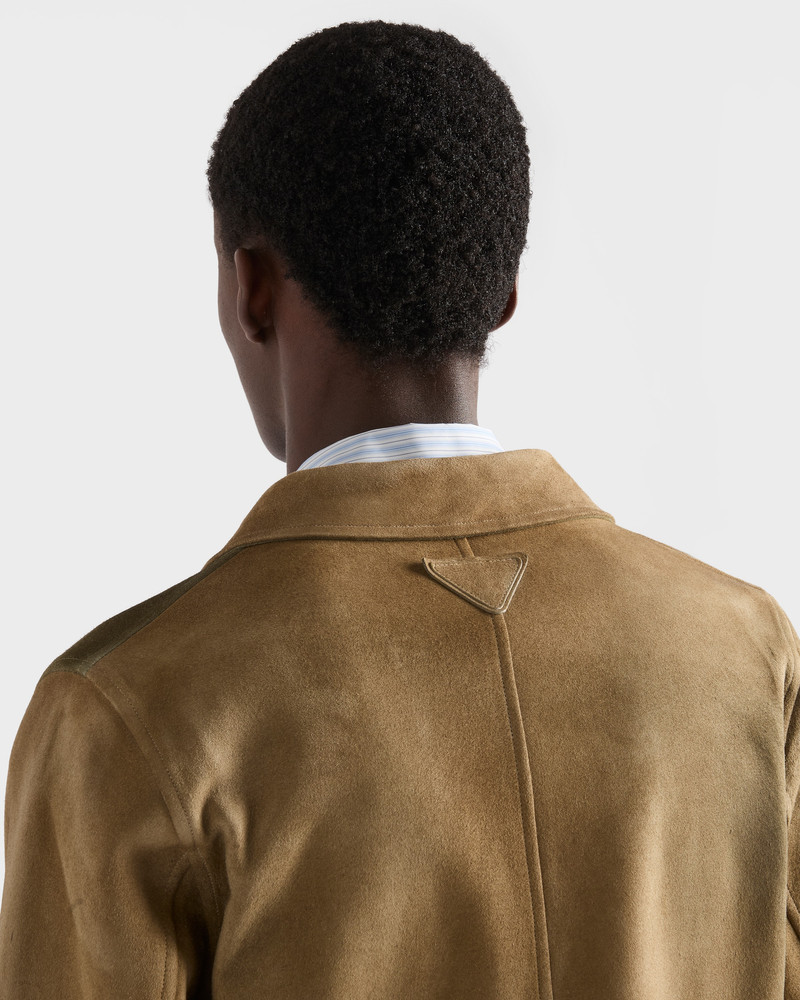 Suede blouson jacket 6