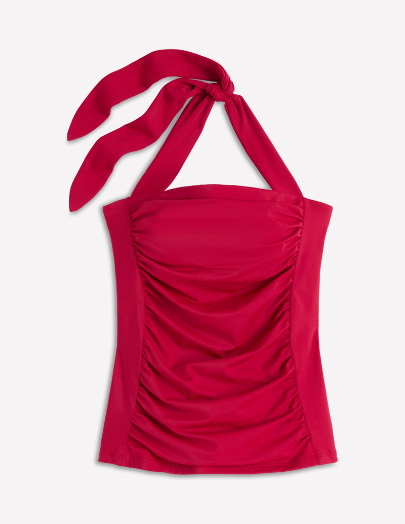Kythira Ruched Tankini-Merida Red - 1
