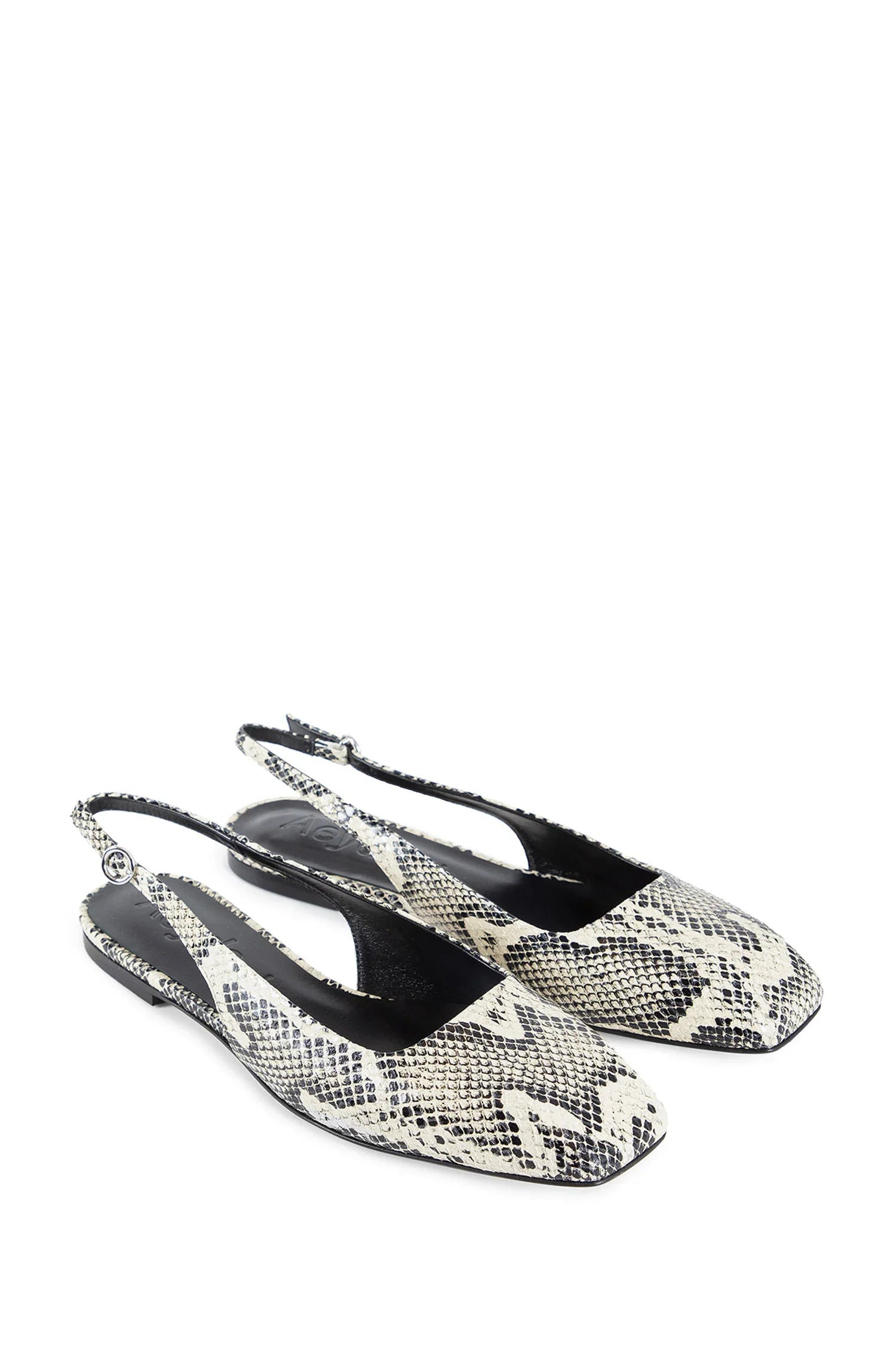 Geraldine-Snake-Print-Slingback-Flats - 6