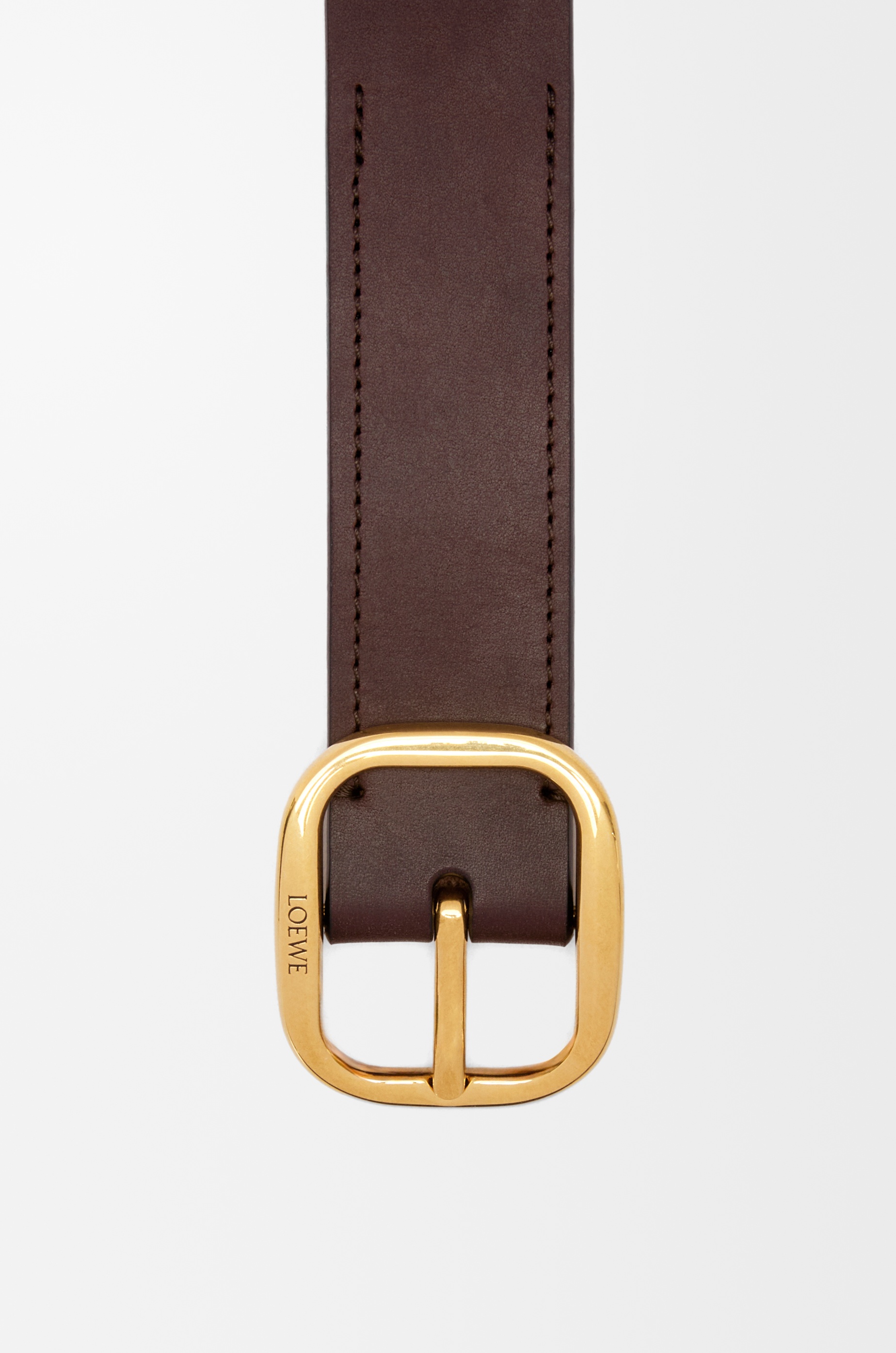 Rounded soft belt in classic calfskin - 3