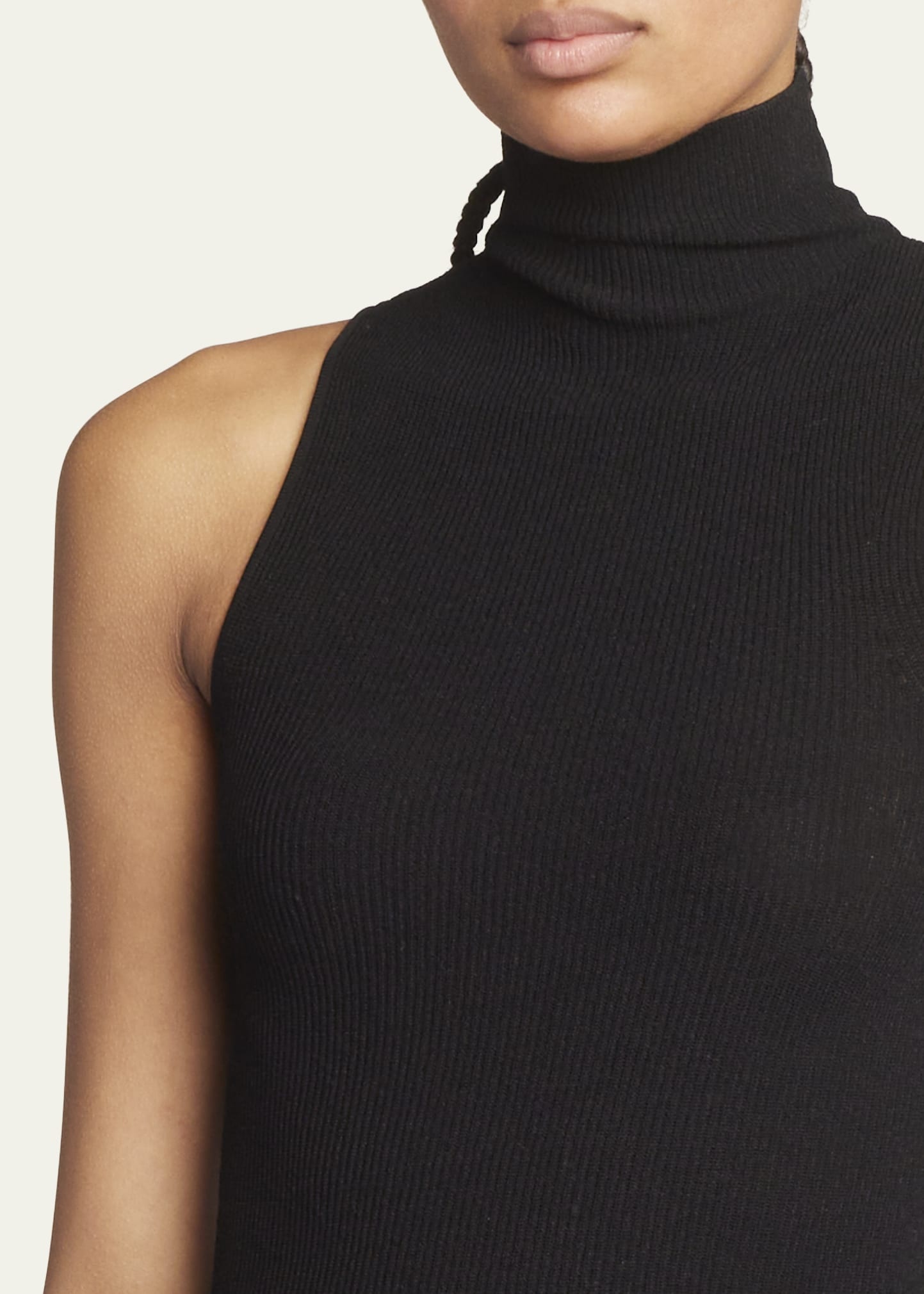 Matte Viscose Knit Ribbed Top - 5