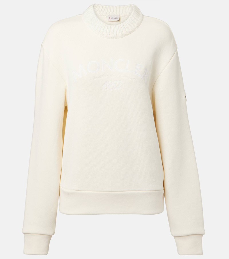 Logo cotton-blend sweatshirt 1