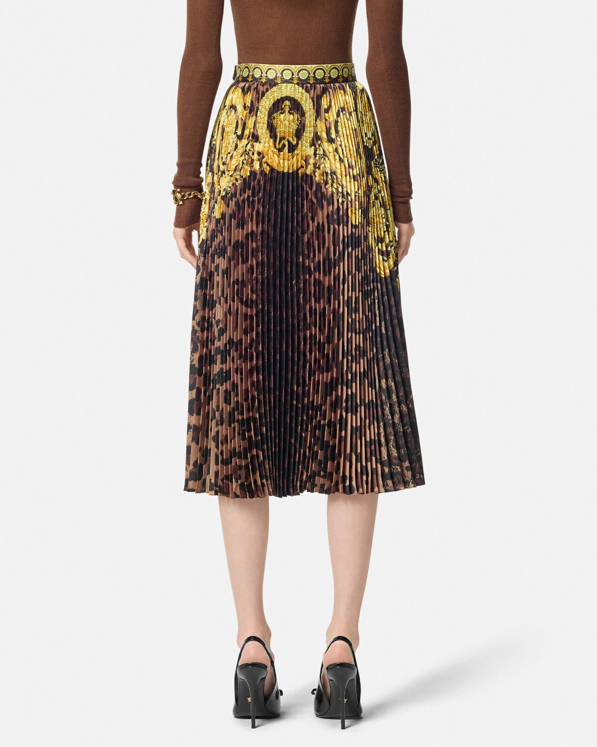 Wild Barocco Pleated Mini Skirt - 5