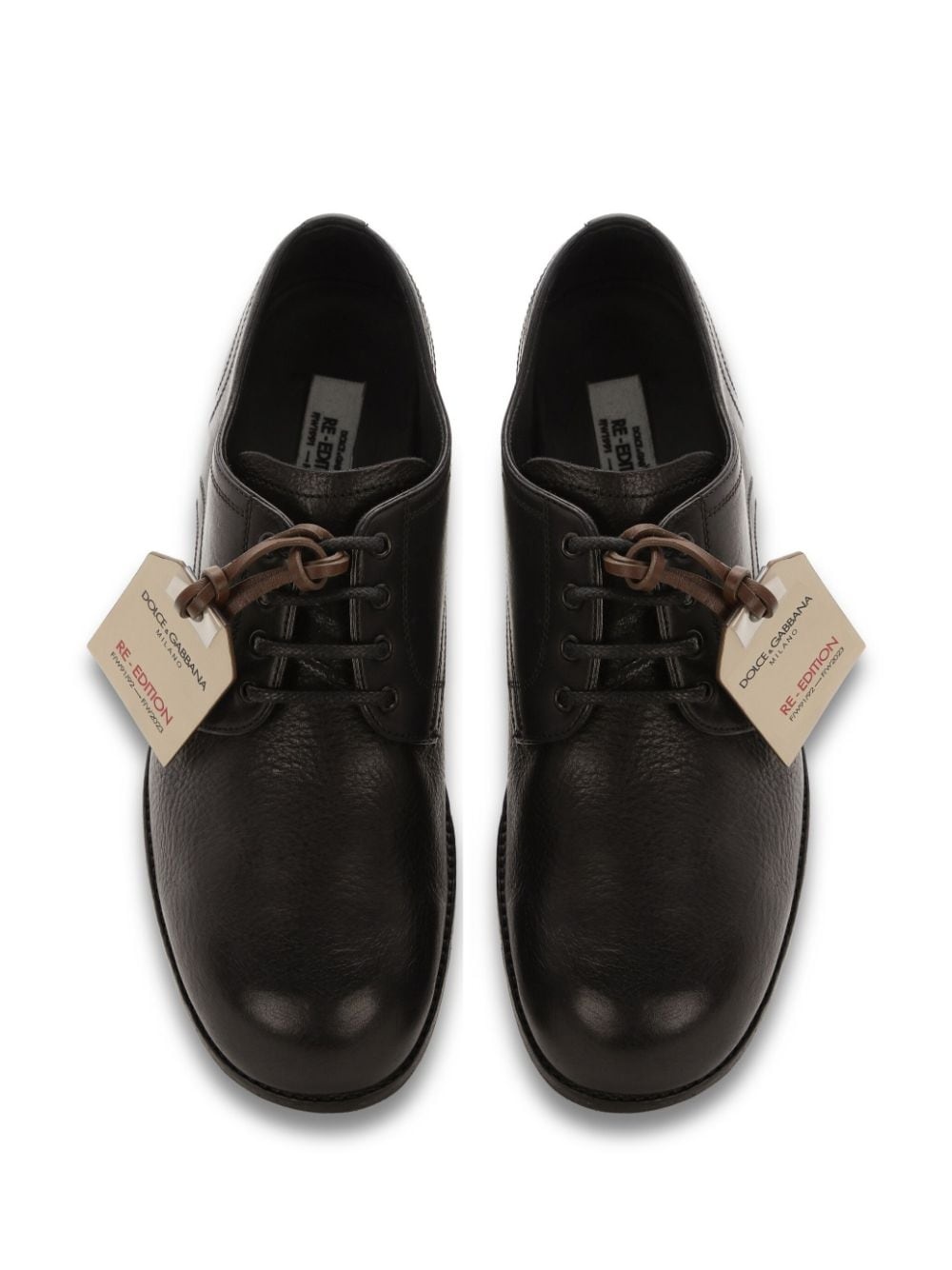 leather derby shoes - 4