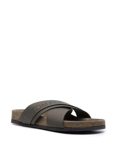 TOM FORD crossover strap sandals outlook