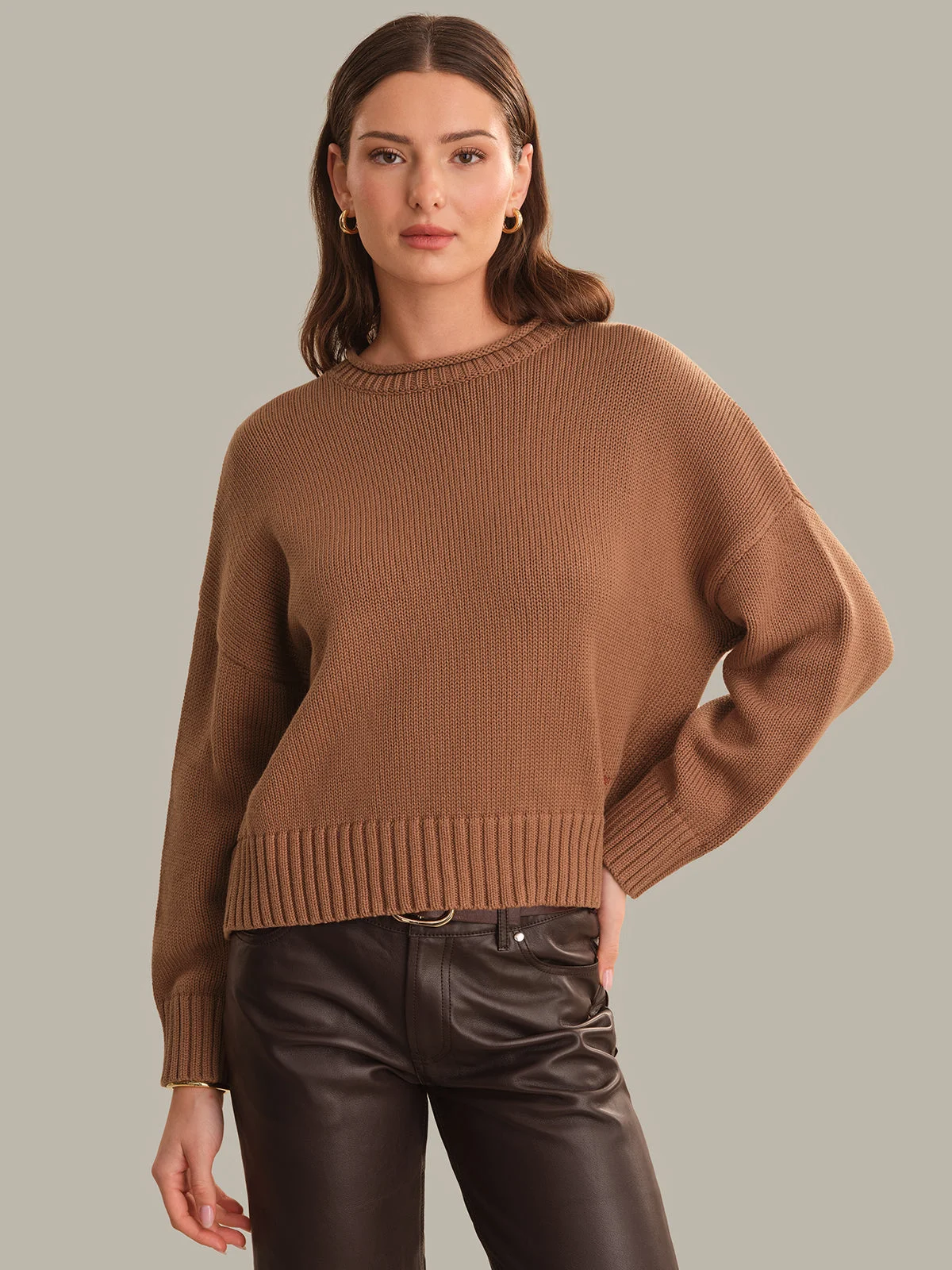 Louisa Oversized Cotton Pullover - 1