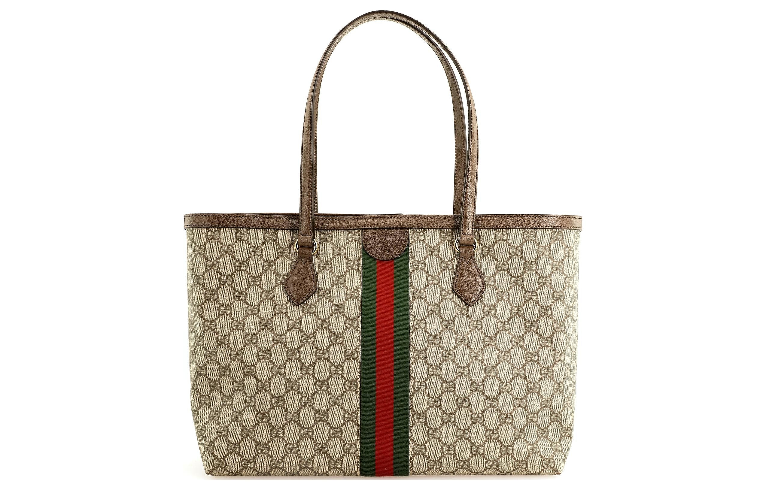 (WMNS) Gucci Ophidia GG Middle-Sized Tote Bag Brown 631685-96IWB-8745 - 3