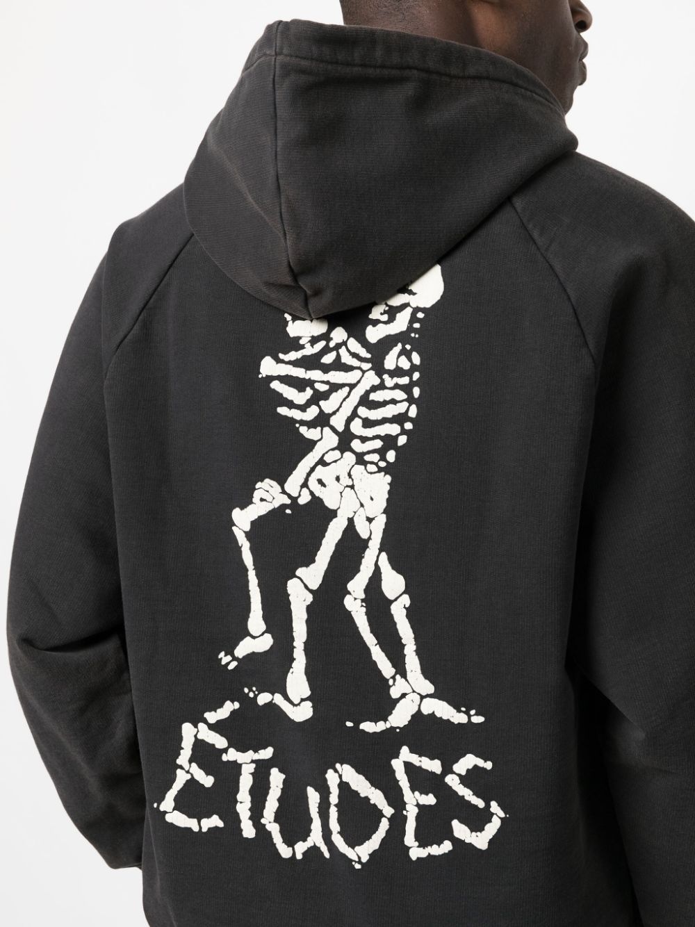 logo-print drawstring hoodie - 5