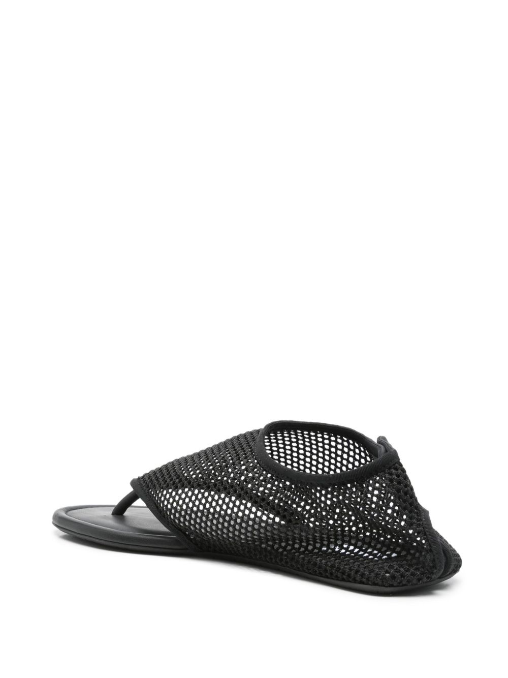 leather flat sandals - 3